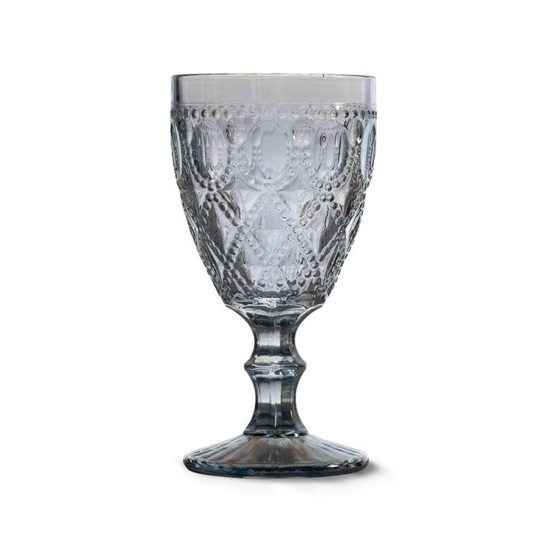 WD Lifestyle Dubai 4'lü Cam Kadeh Seti 400 ml - Mavi - 2